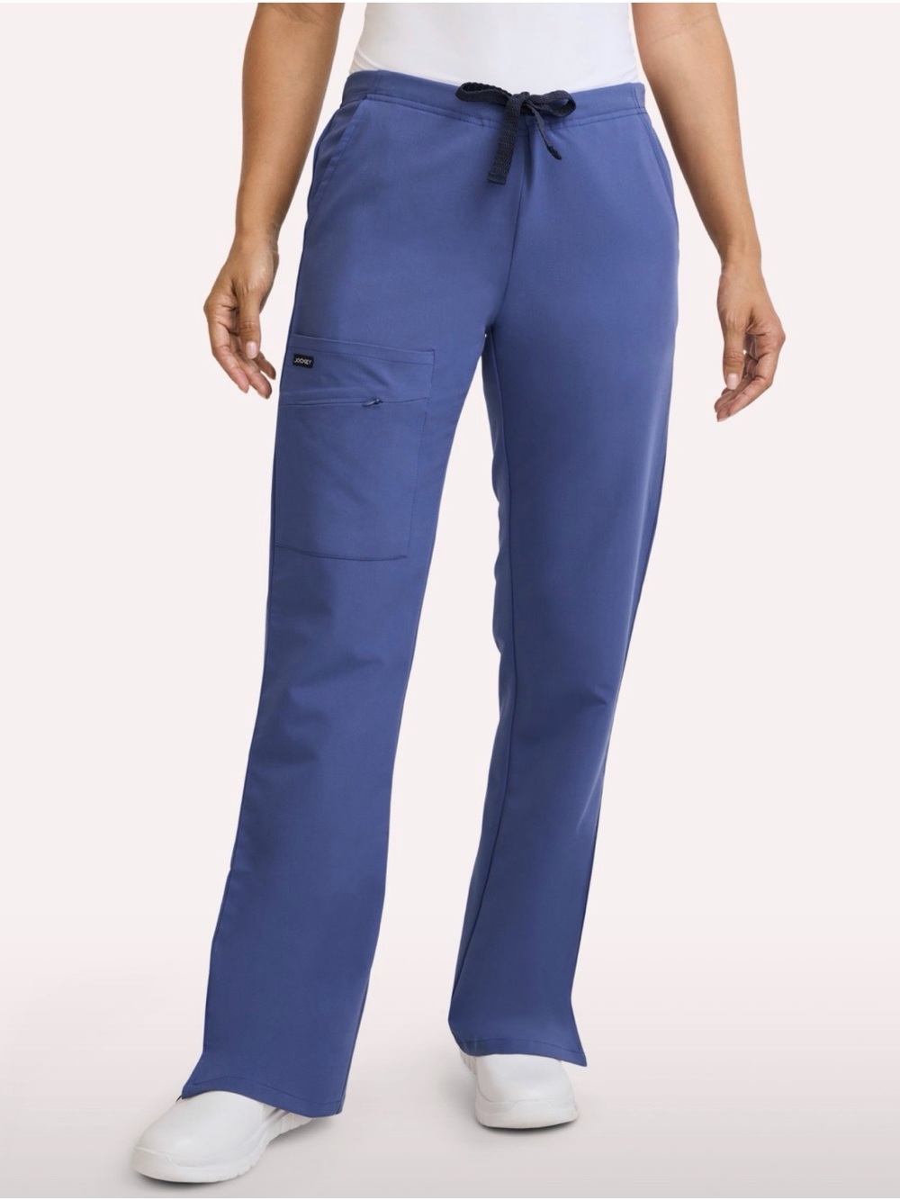 NWT Jockey Women's Drawstring Scrub Pants - Indigo Size Medium